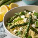 Orzo with Asparagus & Feta