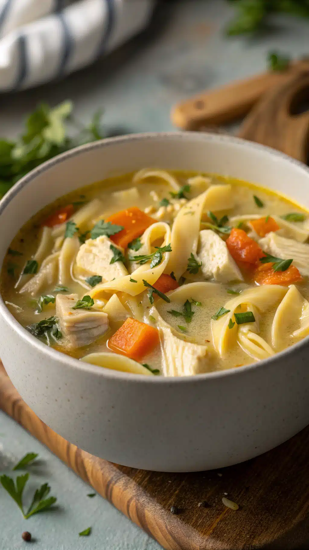 Creamy Chicken Noodle Soup